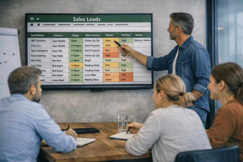 Sales meeting